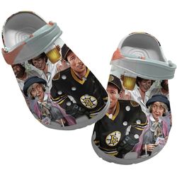 happy gilmore crocs, movie sandals, movie crocs, happy gilmore, happy gilmore clog shoes unisex