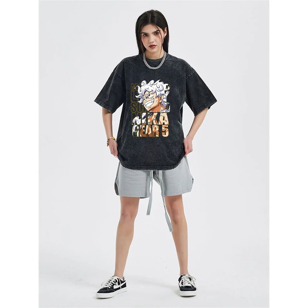 Japanese Oversized Shirts,Anime Japan T-Shirt,Anime Washed Cotton T Shirt,Harajuku Clothing, Unisex Oversized Tee, Gift for her,Gift for him - 3.jpg