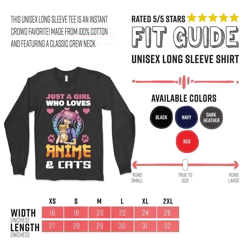 Just A Girl Who Loves Anime And Cats Gift Costume T-Shirt, Best Cat Owner Kittens Kitten Kitty Mom Animals Lover Kawaii Otaku Japanese Japan - 5.jpg