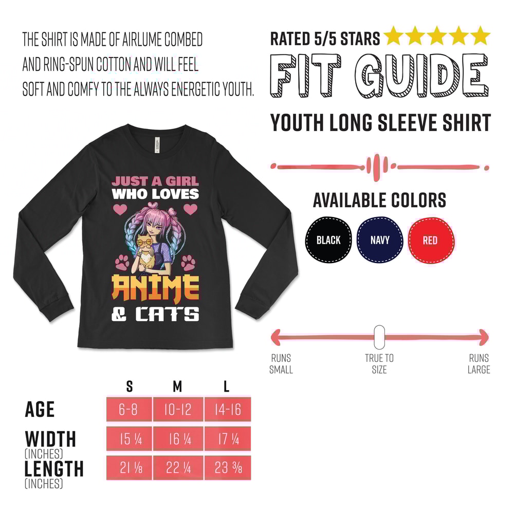 Just A Girl Who Loves Anime And Cats Gift Costume T-Shirt, Best Cat Owner Kittens Kitten Kitty Mom Animals Lover Kawaii Otaku Japanese Japan - 6.jpg