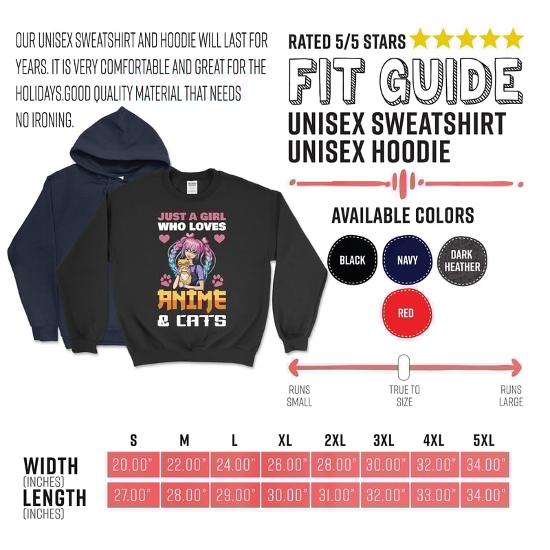 Just A Girl Who Loves Anime And Cats Gift Costume T-Shirt, Best Cat Owner Kittens Kitten Kitty Mom Animals Lover Kawaii Otaku Japanese Japan - 7.jpg