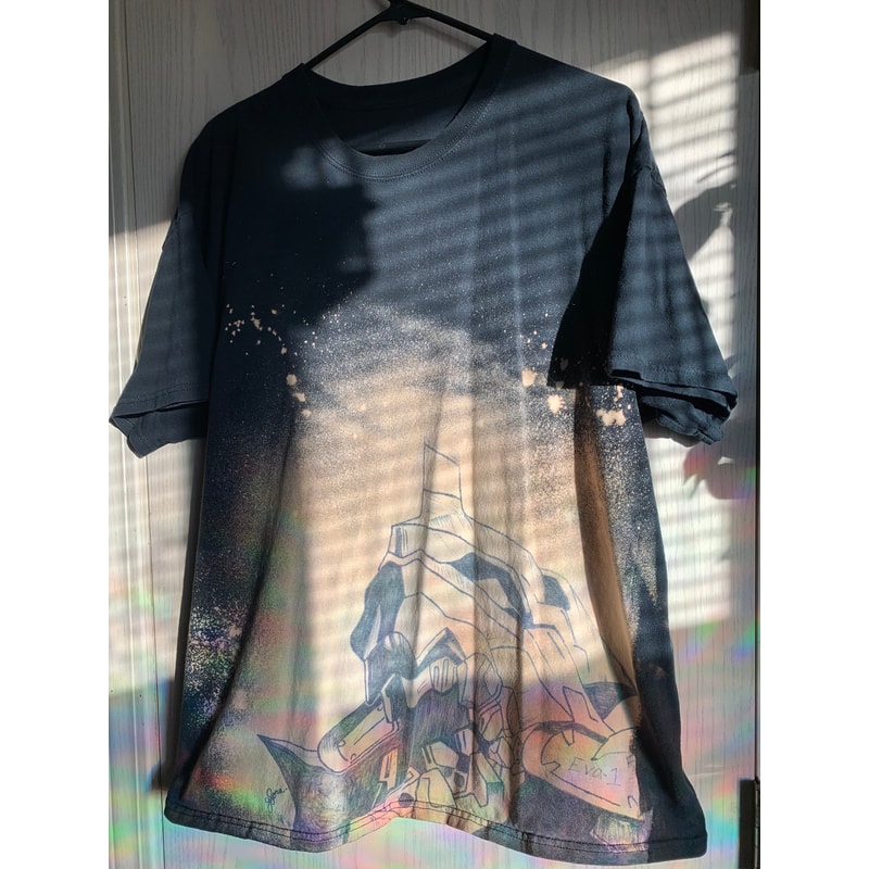 Manga anime bleach dyed t shirt - 4.jpg