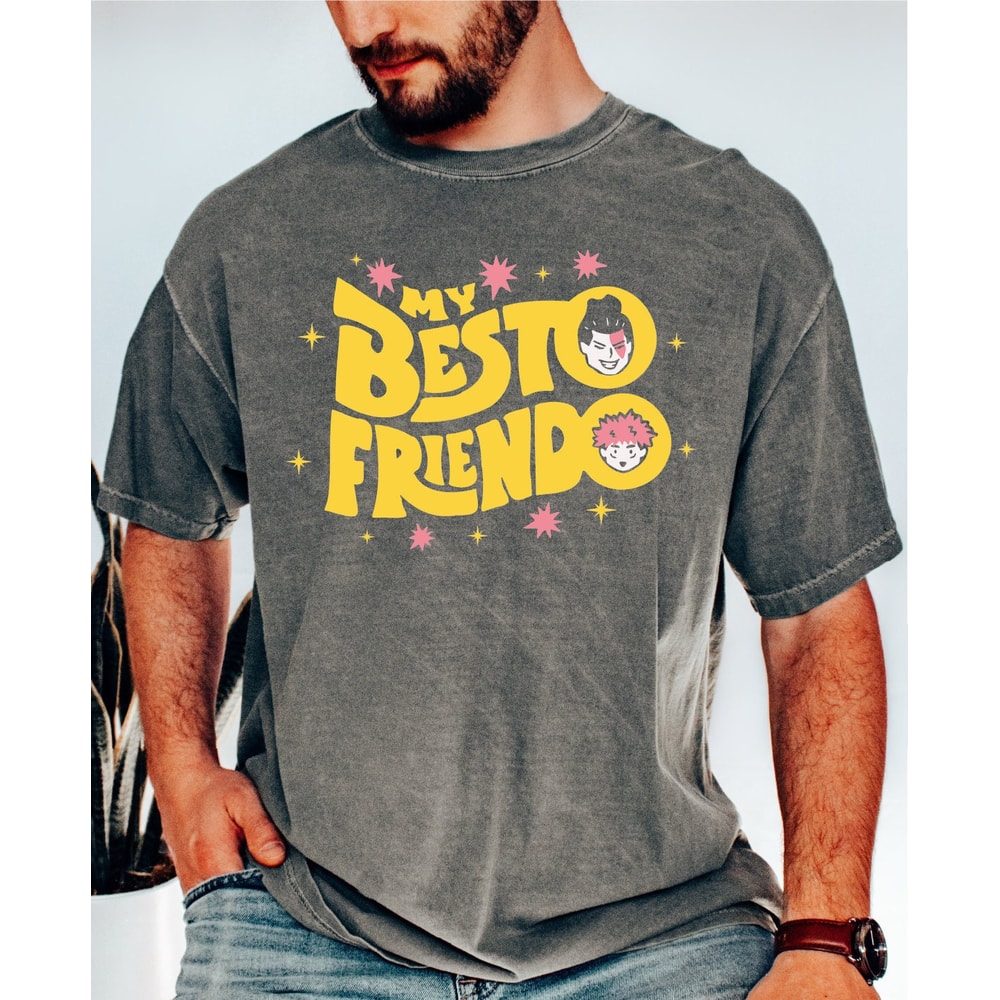 My Besto Friendo Shirt, Besto Friendo Tee, Anime Lover Shirt, Comfort Colors Shirt - 1.jpg