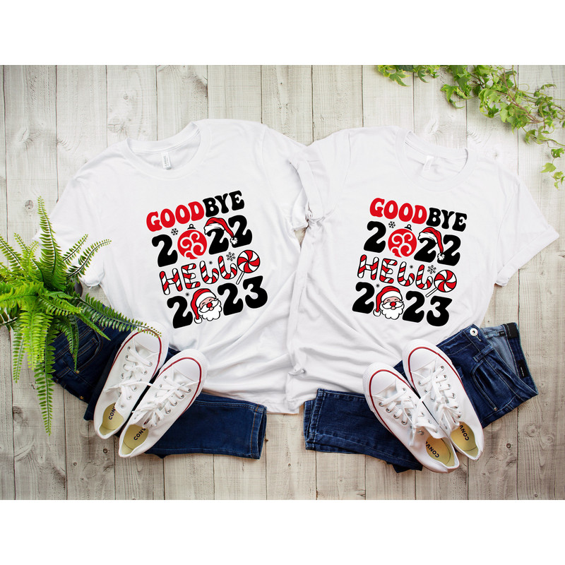 Goodbye 2022 Hello 2023 Shirt,New Year Sweatshirt,Christmas Crewneck,Holly Jolly Christmas,Holly Spirit Christmas Shirt,Cute Christmas Gift - 2.jpg