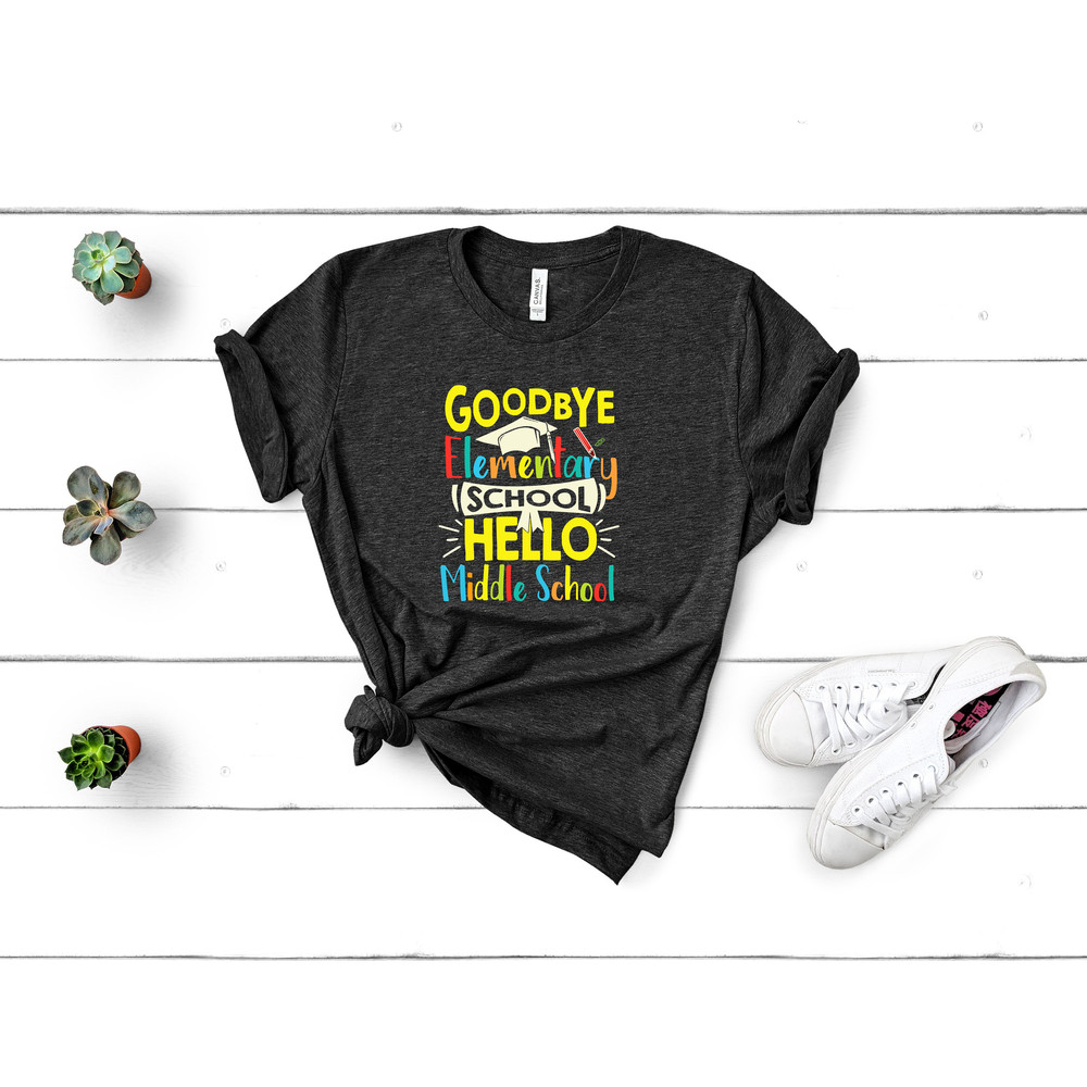 Goodbye Elementary Hello Middle School, End Of School Shirt, Happy Last Day Of School, Groovy School Shirt, Goddbye School Hello Pool Shirt - 3.jpg