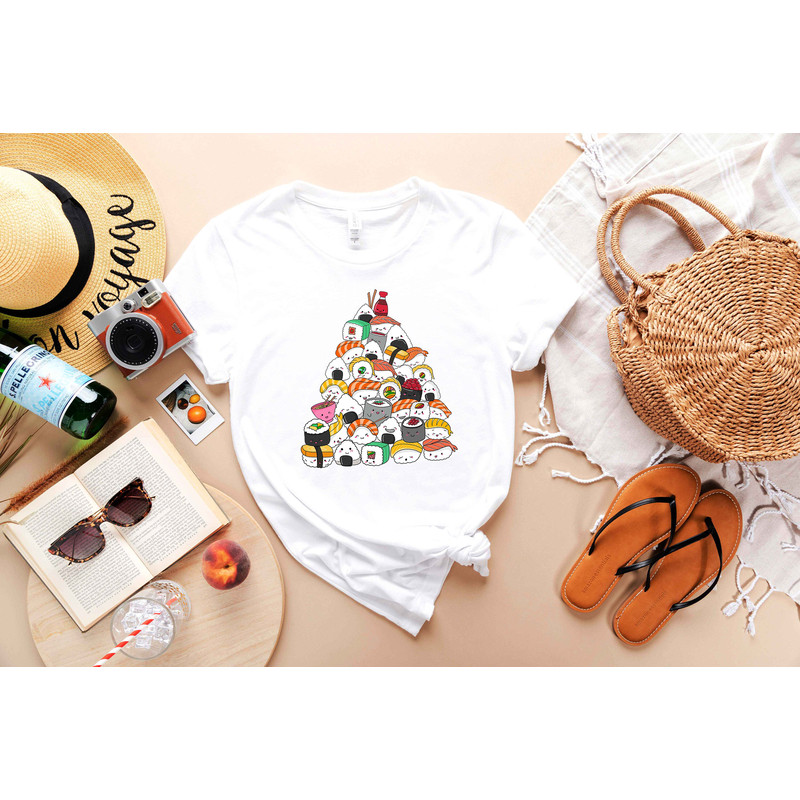Sushi Lover Apparel - Anime Foodie Clothing - Cartoon Food T-Shirt - Japanese Food Tee - Ramen Mom Tshirt - Japanese Aesthetic Shirt - 4.jpg