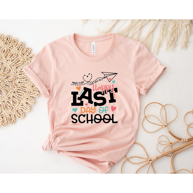 Happy Last Day Of School, Have Fun I Love Y'all Teacher Appreciation Shirt, Rainbow Teacher Gift, Funny Teacher Shirt, End Of School Sweater - 1.jpg