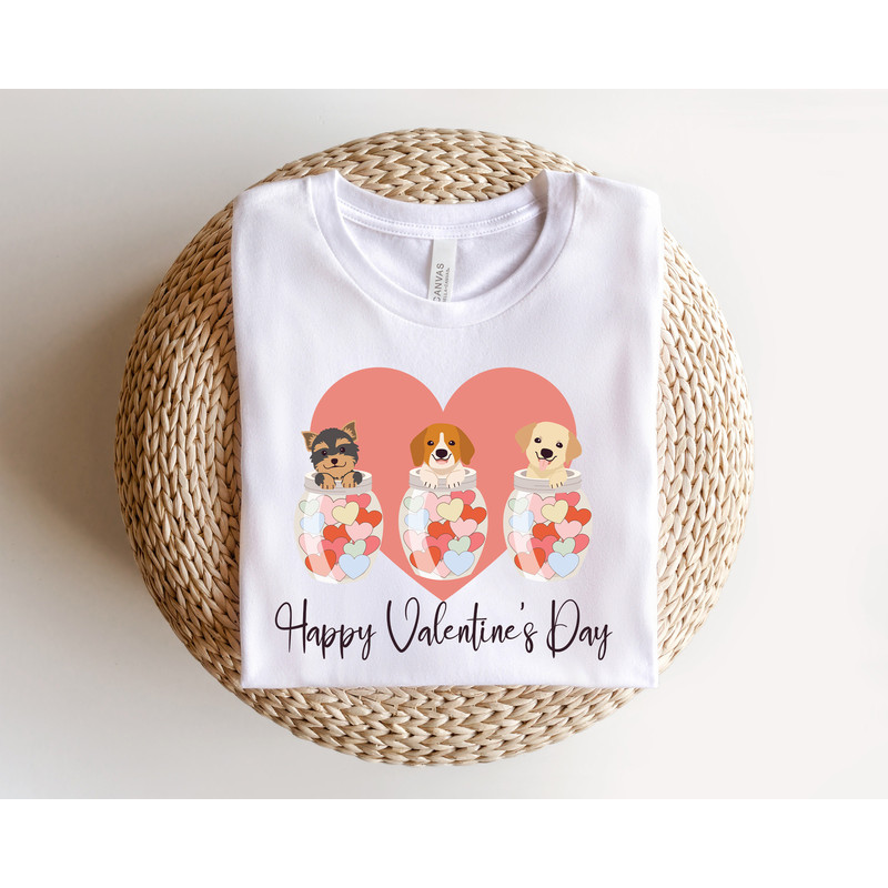 Happy Valentine's Day,My Dog Is My Valentine Shirt,Dog Paw Love Shirt,Dog Sweater,Valentines Day Gift,Gift For Dog Lover,Funny Valentine Tee - 2.jpg
