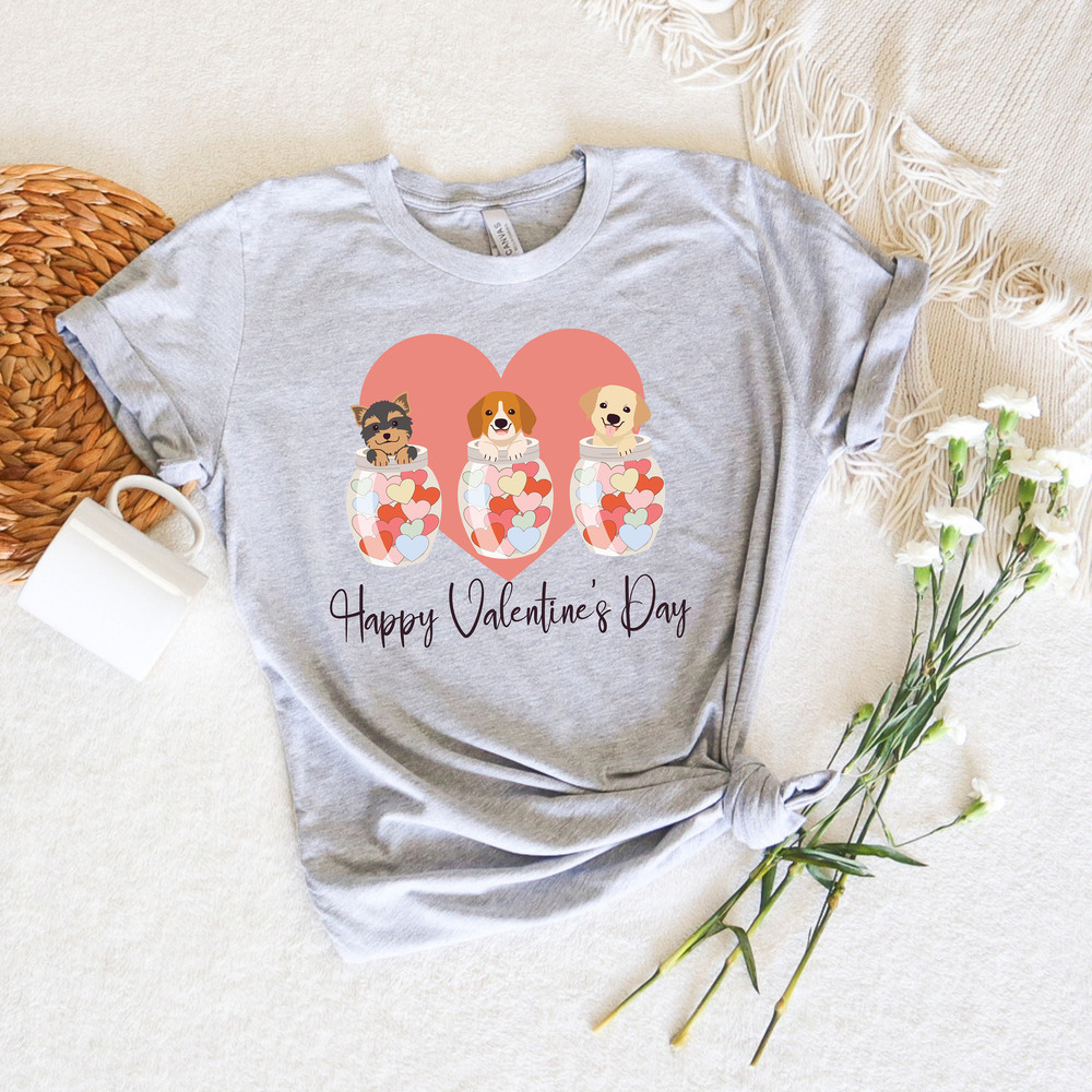 Happy Valentine's Day,My Dog Is My Valentine Shirt,Dog Paw Love Shirt,Dog Sweater,Valentines Day Gift,Gift For Dog Lover,Funny Valentine Tee - 3.jpg