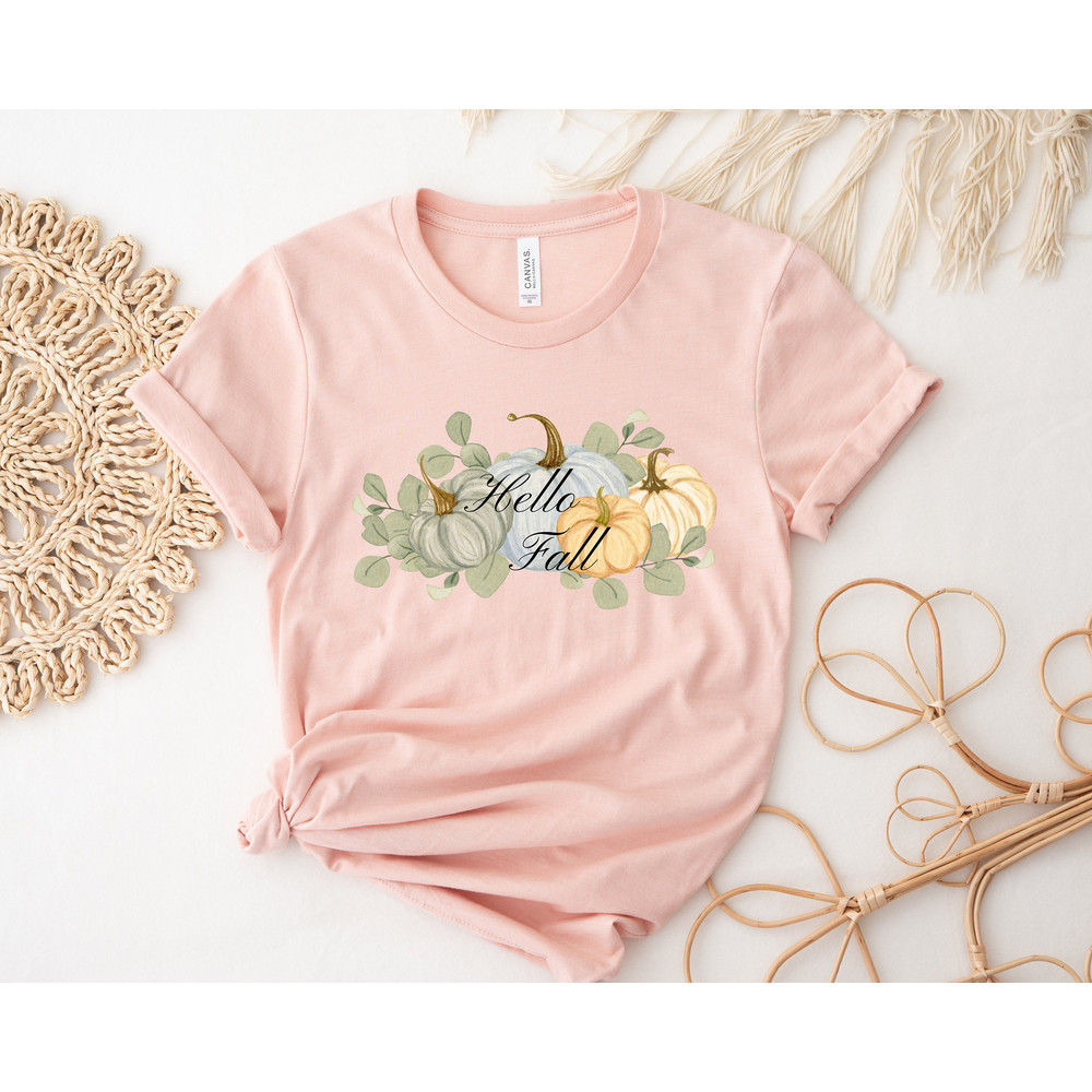 Hello Fall Shirt,Fall Love Shirt,Pumpkin Shirt,Happy Thanksgiving Shirt,Fall Season Pumpkin Shirt,Hello Fall Pumpkin Shirt,Fall Vibes Shirt - 2.jpg