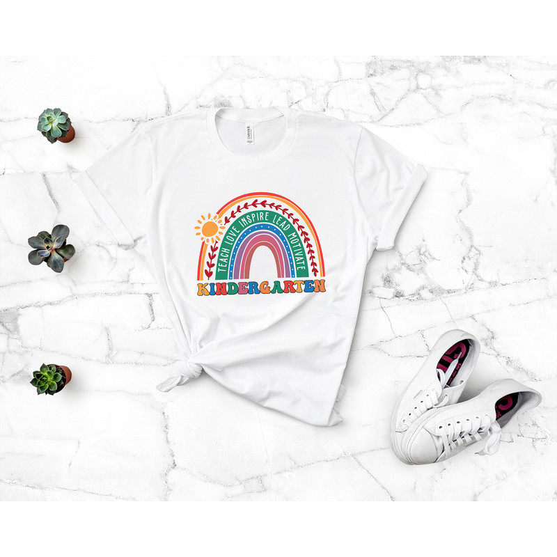 Hello Kindergarten Shirt,Teach Love Inspire Lead Motivate Shirt,2022 Happy First Day Of School,Back To School Apparel,Teacher Appreciation - 3.jpg