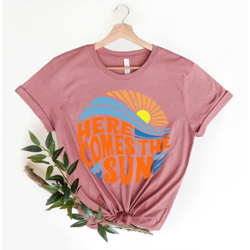 Here Comes The Sun Shirt,Summer Shirt,Vacation Shirt,2022 Beach Shirt,Summer Vacation Shirt,Beach Vacation Shirt,Beach Shirt,Summer Outfit - 3.jpg