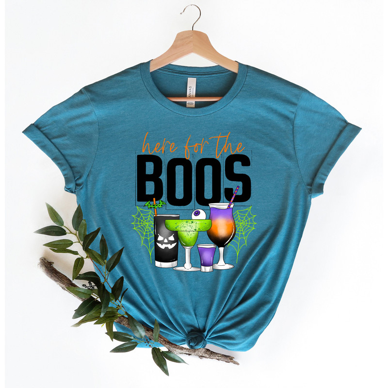 Here For The Boos Shirt,Halloween Scary Glasses Shirt,2022 Funny Halloween Shirt,Halloween Gift,Halloween Party Outfit,Family Halloween Vibe - 4.jpg