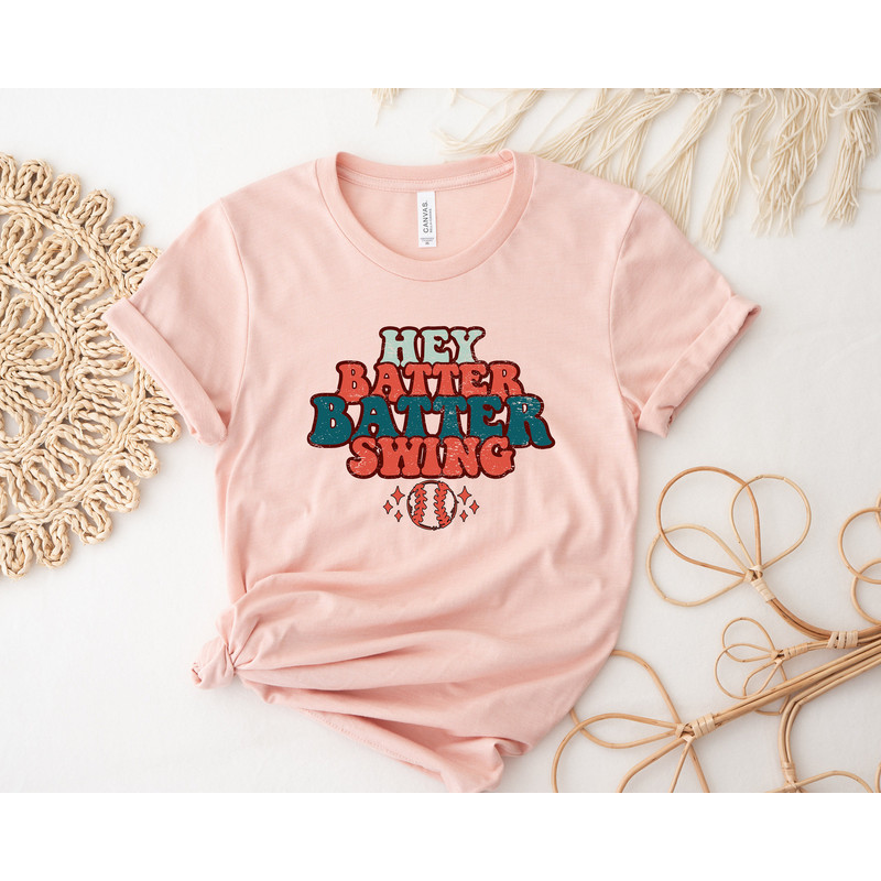 Hey Batter Batter Swing, Baseball Tee, Baseball Sweatshirt, Baseball Season Tee, Funny Baseball Shirt, Baseball Lover Tshirt, Retro Baseball - 3.jpg