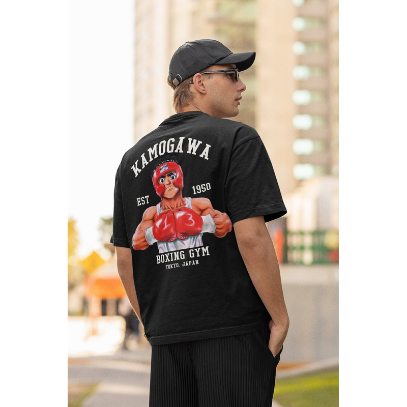 Vintage Boxing Anime Back Shirt Retro Manga Tshirt, Sport 90s Anime Lovers, Boxing GYM Anime Tshirt, Otaku Ropa, Graphic Anime Unisex Shirt - 4.jpg