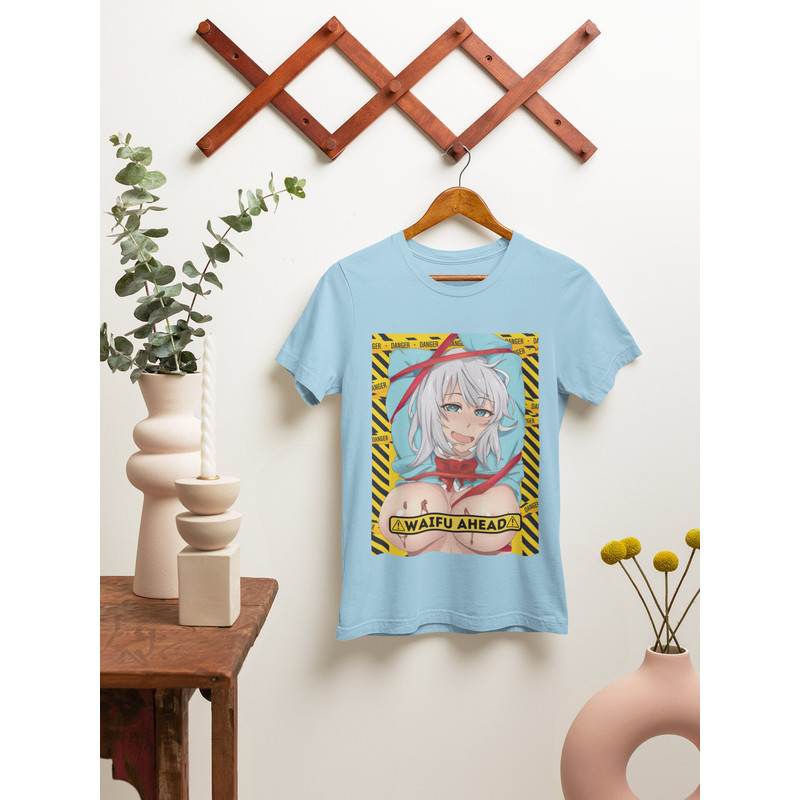 Waifu ahead T-shirt, Anime shirt, Anime merch, Anime graphic tee, Waifu shirt, Anime lover gift, Manga lover gift, Manga waifu shirt - 7.jpg
