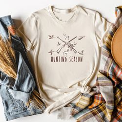 hunting season unisex fitted tee,  funny y2k 2000s style t shirt,  funny sayings shirt,