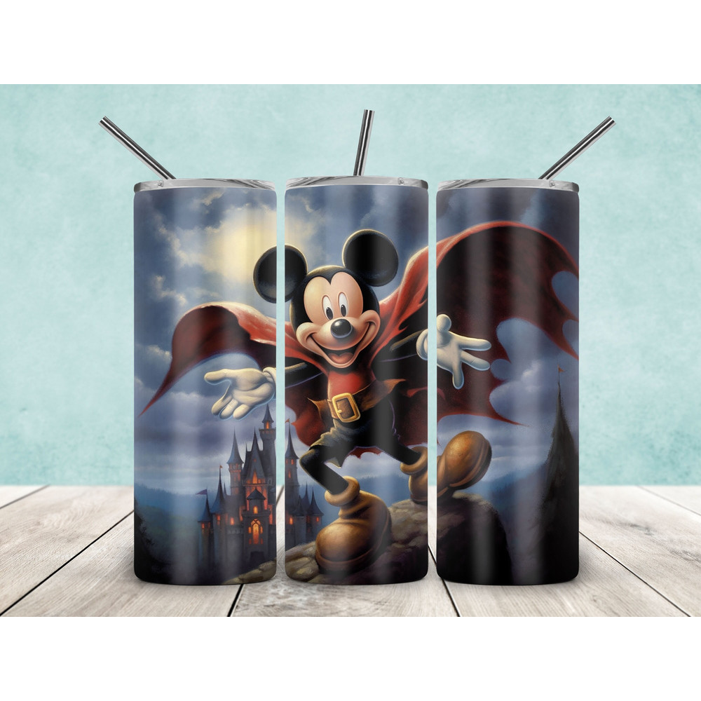Halloween Mickey 20oz Skinny Tumbler Sublimation, Halloween Tumbler, Dracula Skinny Tumbler Png, 20oz Skinny Tumbler, Tumbler Wrap PNG-2.jpg