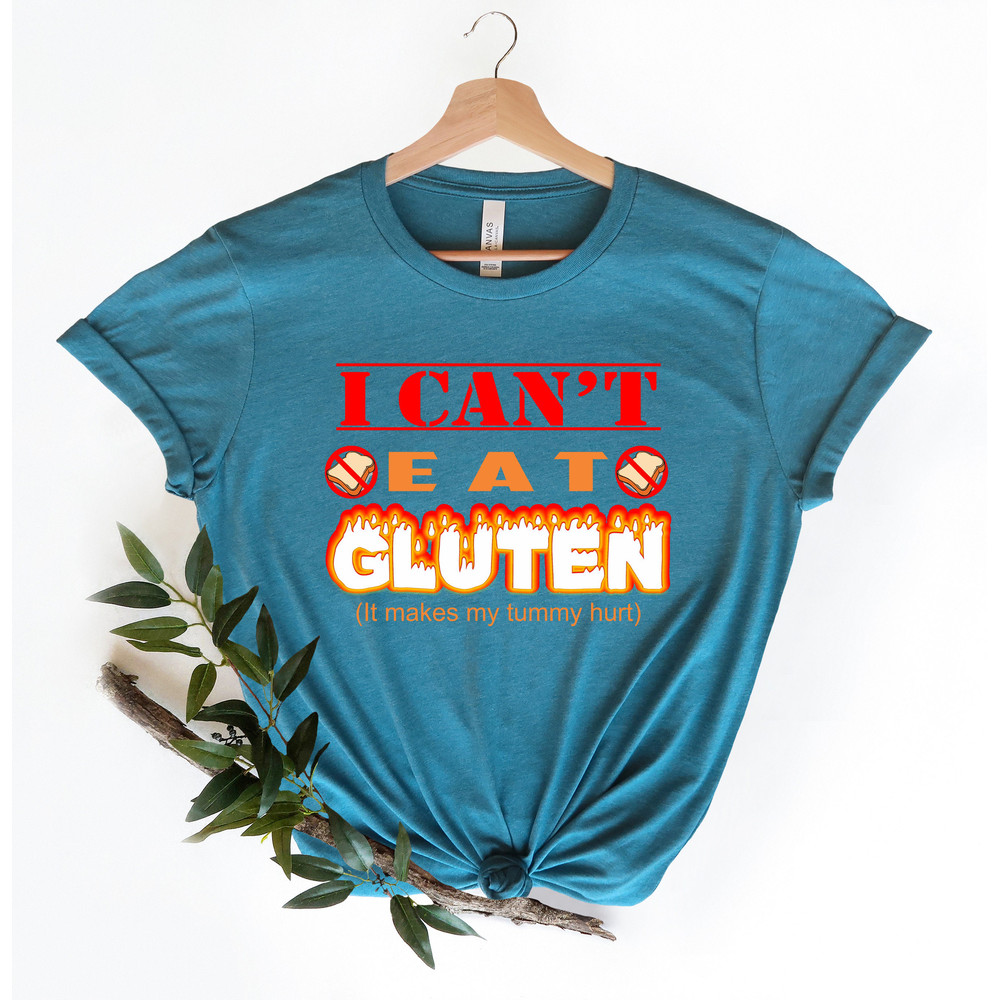 I Can't Eat Gluten It Makes My Tummy Hurts, Funny Gluten Intolerant Shirt, Celiac Meme Shirt, Sarcastic Shirt, Funny Trendy Aesthetic Shirts - 3.jpg
