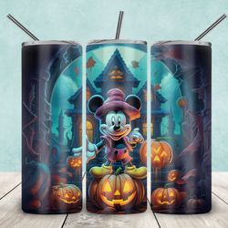 halloween mickey cardigan tumbler, halloween mickeytumbler, halloween mickey tumbler