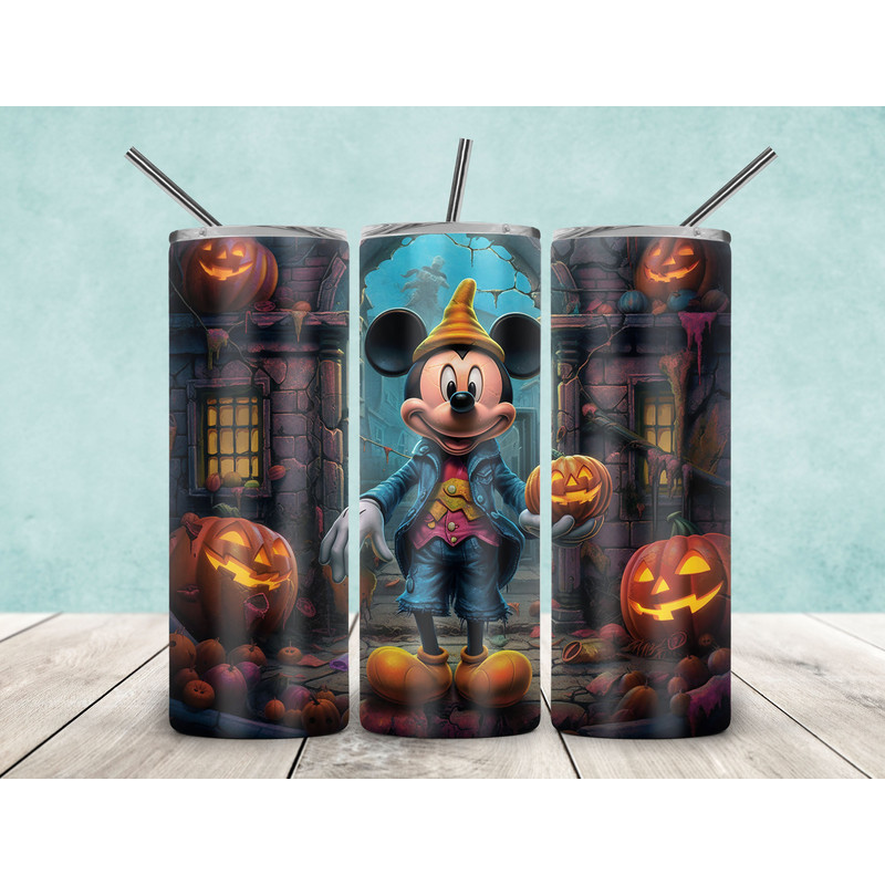 Halloween Mickey 20oz Skinny Tumbler Sublimation, Halloween Tumbler, Skinny Tumbler Png, 20oz Skinny Tumbler, Tumbler Wrap PNG, Tumbler PNG-1.jpg