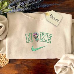 nike x chopper embroidered sweatshirt, anime custom embroidered sweatshirt, custom anime embroidered sweatshirt