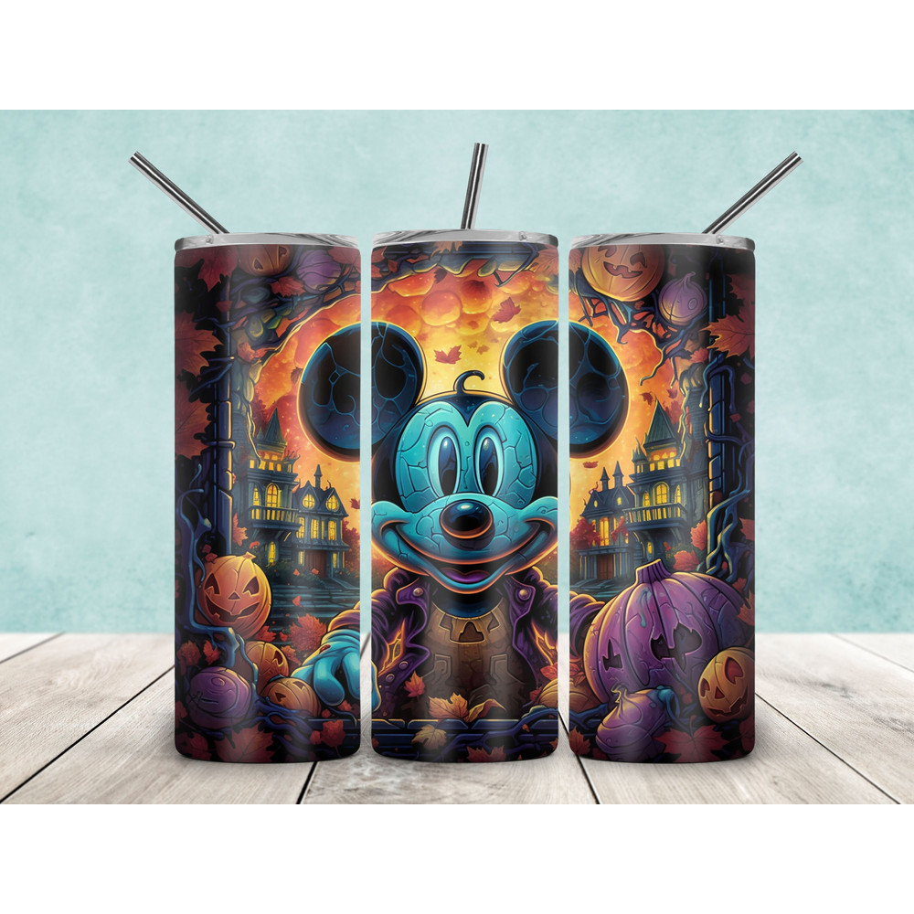 Halloween Mickey 20oz Skinny Tumbler Sublimation, Halloween Tumbler, Skinny Tumbler Png, 20oz Skinny Tumbler, Tumbler Wrap PNG, Tumbler PNG-7.jpg