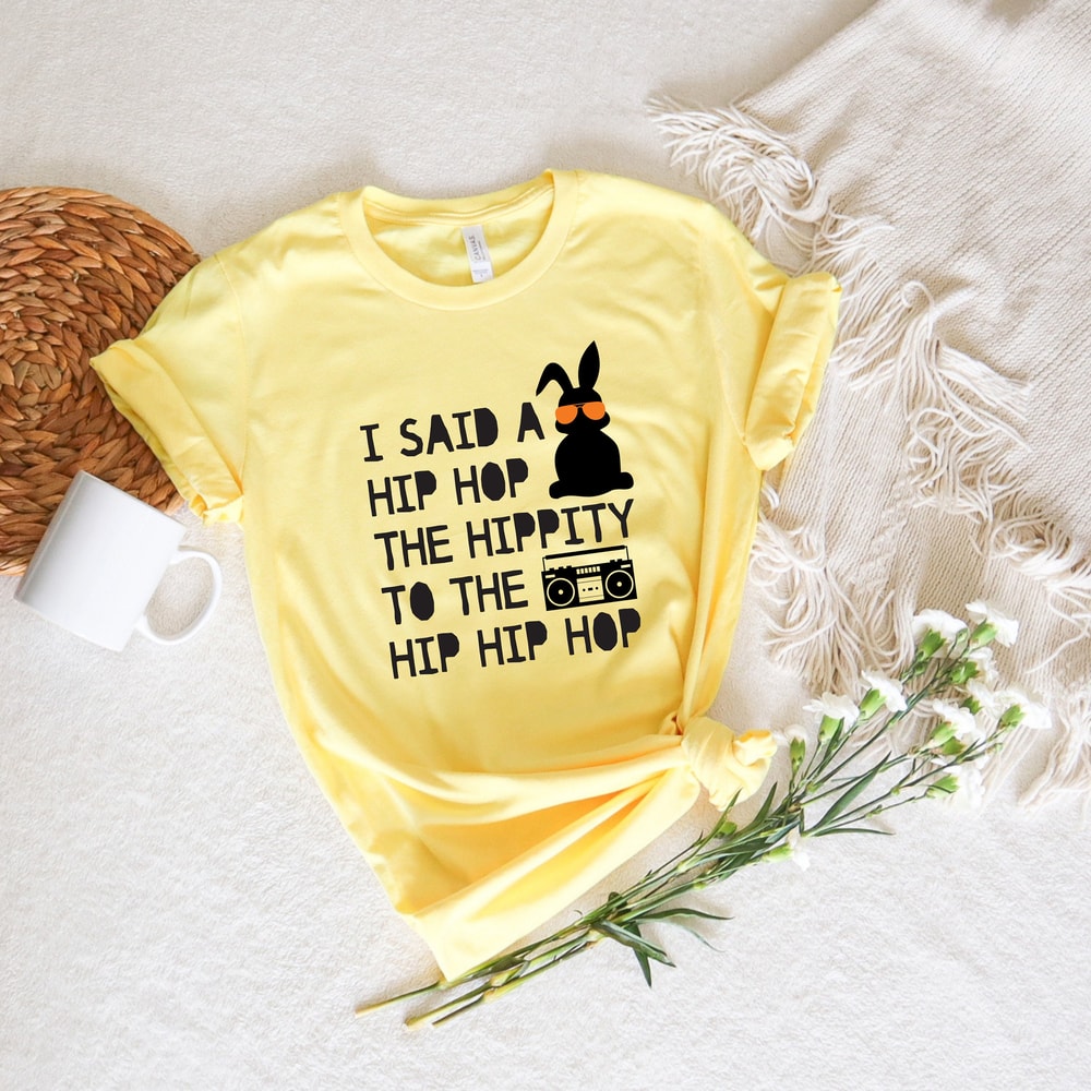 I Said A Hip Hop Shirt,Womens Easter Crewneck,Hippie Bunny Shirt,Funny Easter Shirts,Easter Bunny Shirt,Cute Easter Shirts,Easter Sweatshirt - 3.jpg