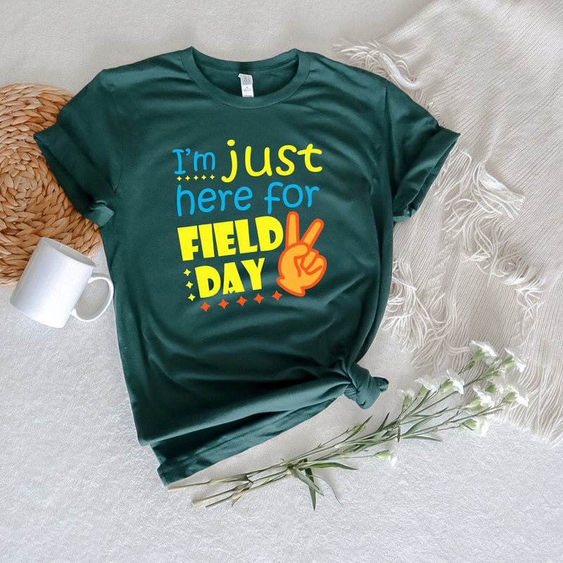 I'm Just Here For Field Day, Happy Field Day Shirt, Groovy Field Day Shirt, Field Day Vibe Shirt, Kindergarten Tee, Happy Last Day Of School - 3.jpg