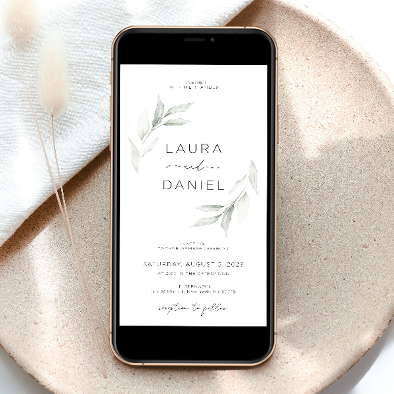 greenery-wedding-invitations