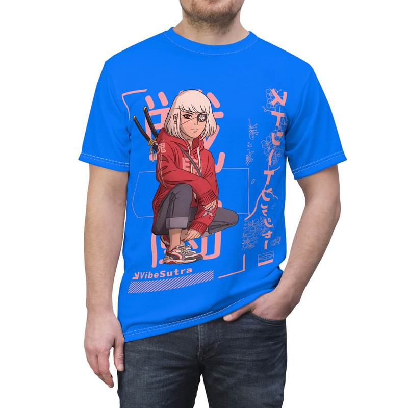 City Ninja Tee (Blue), Graphic, T-shirts  Anime, Men, Women, Men T-shirt , Women T-shirt, street wear, short sleeve, Anime lover - 5.jpg