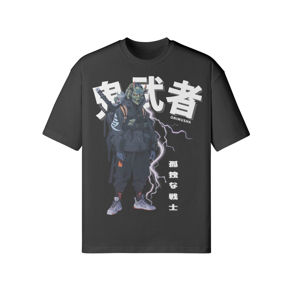 Japanese Oversized T-shirt, Japanese anime tshirt, anime Streetwear tshirt, Harajuku shirt, Y2K style, tokyo style, glitch, anime tee - 2.jpg