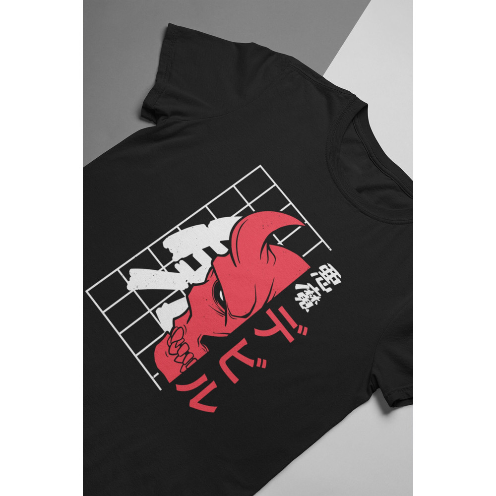Unisex Japanese Demon T-shirt streetwear, japanese streetwear, grunge, goth, alternative, alt, grunge shirt - 3.jpg