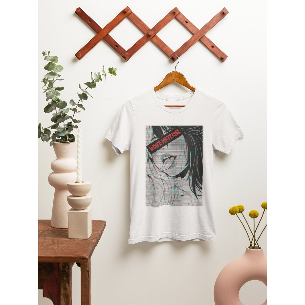 Waifu material anime T-shirt, Anime shirt, Anime merch, Anime graphic tee, Waifu shirt, Anime lover gift, Manga lover gift,Manga waifu shirt - 1.jpg