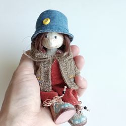 Little Fabric Handmade Doll Cute Birthday Gift