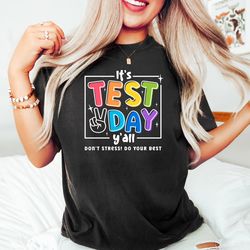 its test day yall dont stress do your best,  happy test day yall,  you got this exa