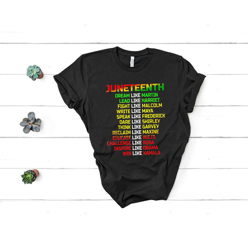 Juneteenth Shirt,Fight Like Malcolm Shirt,Inspire Like Obama Shirt,2023 Black Independence Day,Black Lives Matter,Black History Matters - 2.jpg