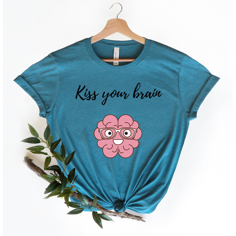 Kiss Your Brain Shirt,Mental Health Matters,Sped Teacher Tee,Mental Health Shirt,Walnut Brain Tee,Mental Health Gift,Mental Health Awarenes - 2.jpg