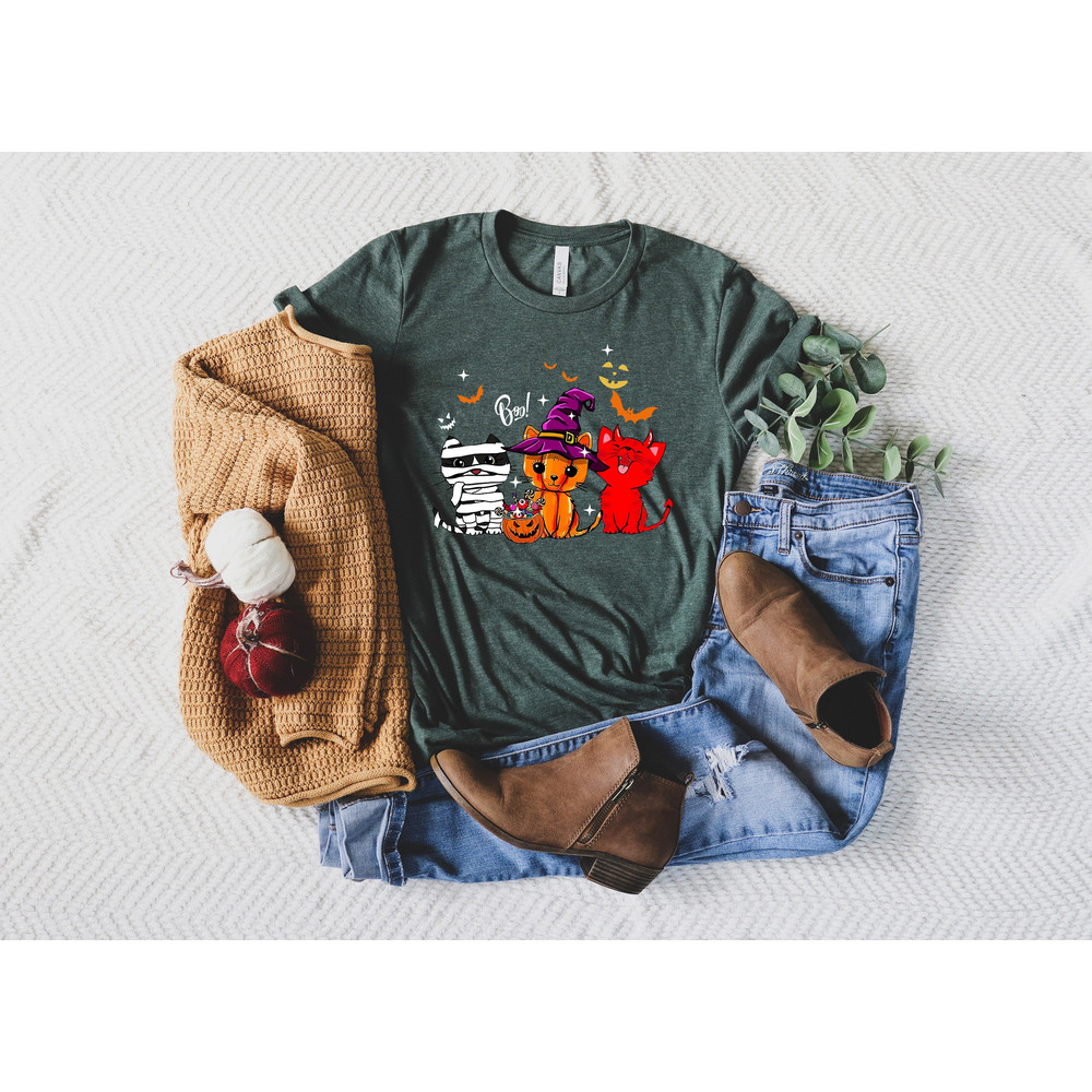 Little Cute Halloween Cat Shirt,Halloween Boo Cat Shirts,Happy Halloween Shirt,Halloween Part,Cool Halloween Costumes,Halloween Matching - 1.jpg