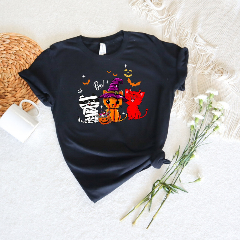 Little Cute Halloween Cat Shirt,Halloween Boo Cat Shirts,Happy Halloween Shirt,Halloween Part,Cool Halloween Costumes,Halloween Matching - 2.jpg