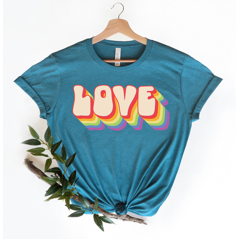 Love Rainbow Tee,LGBT Shirt,Pride Tee,Gay Rights T-Shirt,Human Rights Shirt,Equality T-Shirt,LGBTQ+ Shirts,Protest Don't Say Gay,Queer Shirt - 3.jpg