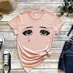 anime eyes shirt, manga shirt, japanese anime shirt, love cry tee, sailor moon shirt, anime jumper,