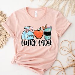 lunch lady shirt, first day of school shirt, back to school shirt, happy first day of sc