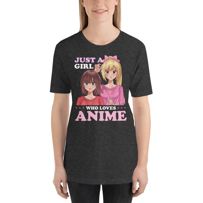 Anime Shirt, Just a Girl Who Loves Anime, Womens Anime T-shirt, Funny Girls Anime Gift - 3.jpg