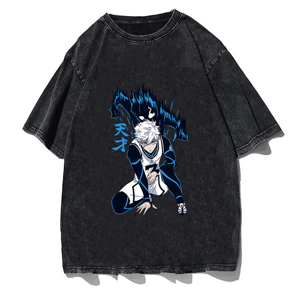 Anime Vintage Shirt, Washed Manga Tshirt, Graphic Anime Tee, Harajuku Clothing, Anime Lover Gift, Retro Anime Tee, For Men and Women - 1.jpg