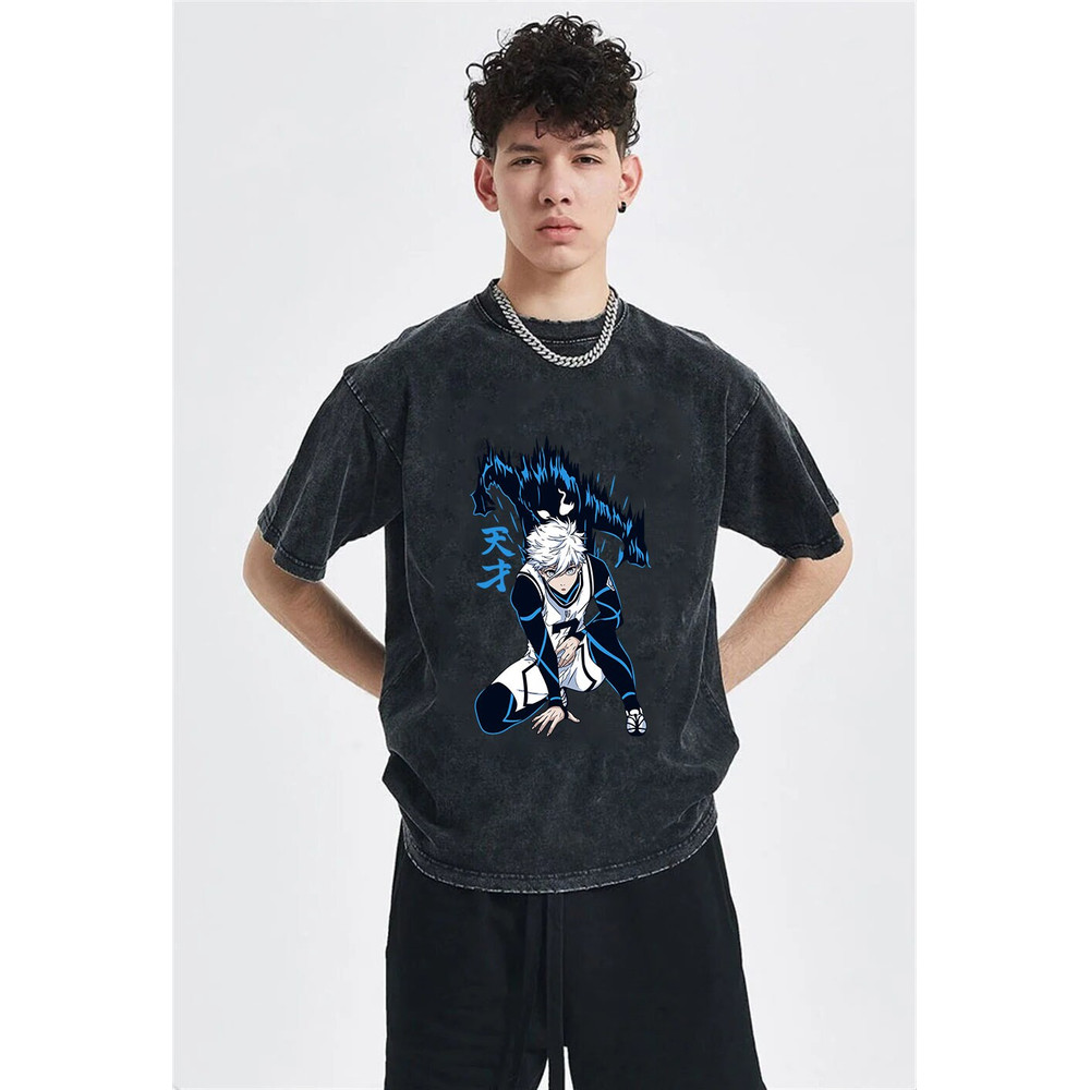 Anime Vintage Shirt, Washed Manga Tshirt, Graphic Anime Tee, Harajuku Clothing, Anime Lover Gift, Retro Anime Tee, For Men and Women - 3.jpg