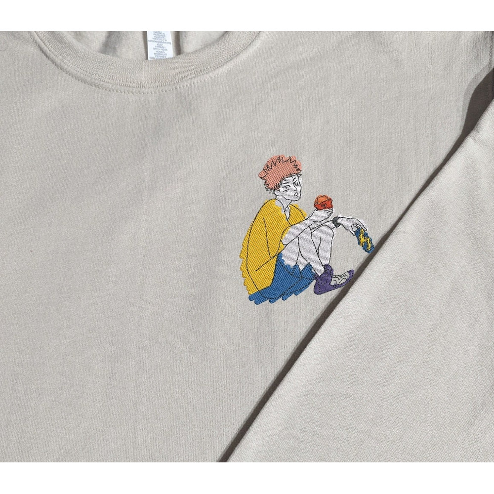 Chilling Embroidered Crewneck SweatshirtT-Shirt - 1.jpg