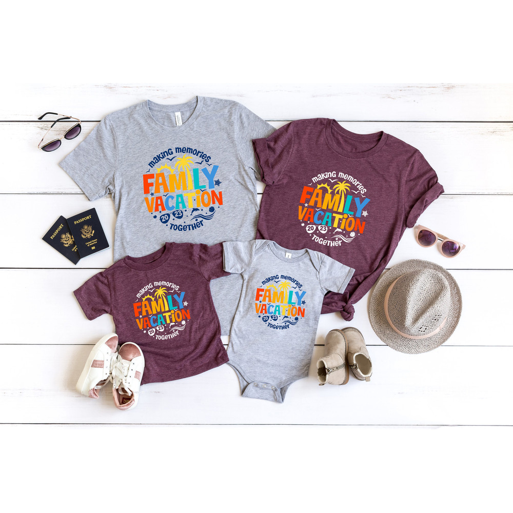 Making Memories Together Family Vacation 2023, Beach Vacation Shirt, Girls Trip Shirt, Family Cruise Shirt, Funny Vacation Tee, Summer Shirt - 2.jpg