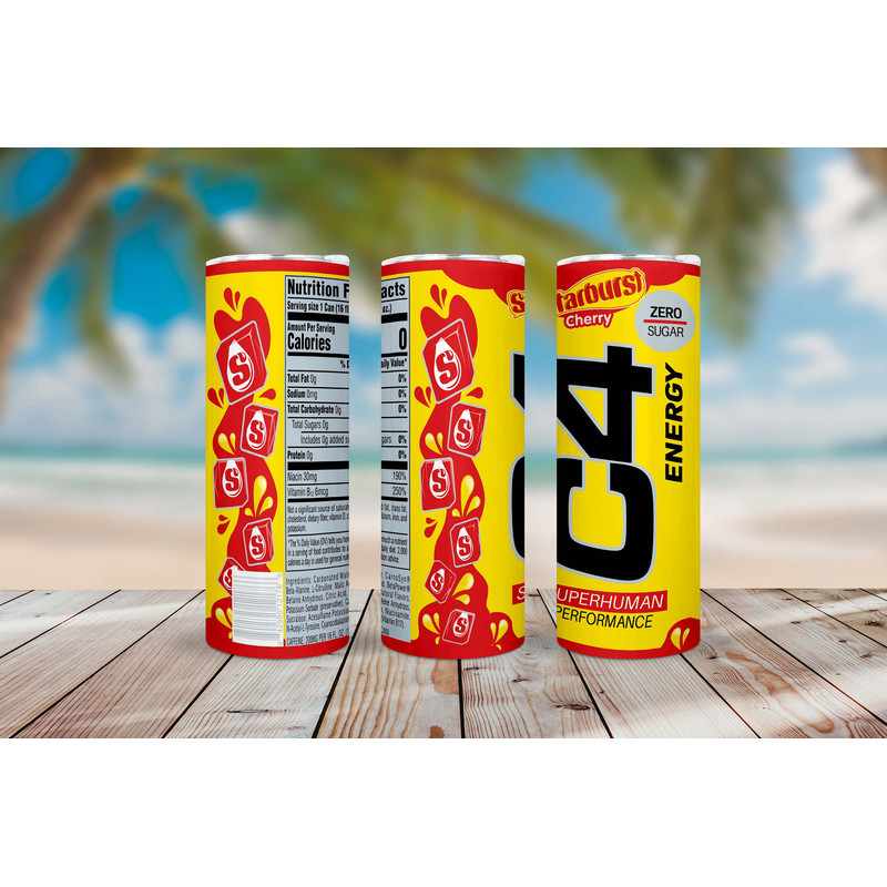 Energy Drink Cherry Starburst Tumbler Wrap Sublimation Design PNG 300DPI.jpg