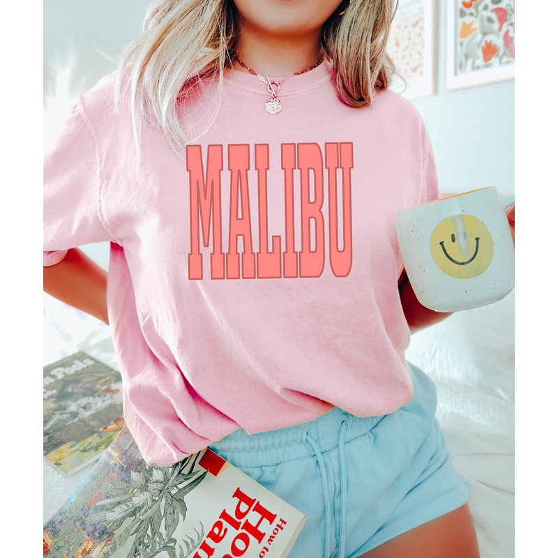 Malibu Crewneck,Trendy Crewneck,Oversized Crewneck,Gift for Her,Aesthetic SweatshirtLos Angeles Shirt,Los Angeles Souvenirs,Summer Vacation - 2.jpg